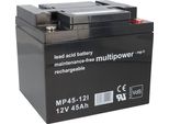 Batteria Al Piombo Multipower MP45-12 Pb 12V / 45Ah