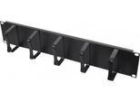 Pannello Patch Dexlan Da 48,30 Cm (19"), 5 X 60 Mm, 2U, Nero Ral 9005 Per Il Passaggio Ordinato Dei Cavi In Armadi Di Rete Da 48,30 Cm (19"") (754536)"
