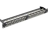 Renkforce 24 Port Netzwerk-Patchpanel Keystone Modul 24X Keystone 45° UnbestüCkt 1 He (RF-3528228)