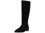 Stiefel Pavement "Pavement Stiefel Veloursleder", Damen, Gr. 40, Schwarz, Veloursleder, Schuhe Stiefel