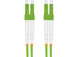 Cavo Patch In Fibra Ottica 50/125µM OM5 Lc 10M Lc Duplex Maschio/Maschio, Verde Lime (187473)
