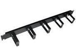 Pannello Patch Dexlan Da 48,30 Cm (19"), 5 X 60 Mm, 1U, Nero Ral 9005 Per Il Passaggio Ordinato Dei Cavi In Armadi Di Rete Da 48,30 Cm (19"") (754530)"
