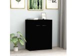 Maison Exclusive - Credenza Nera 60X30X75 Cm Materiale Ligneo