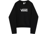 Vans Felpe Wm Flying V Ft Boxy Crew, VN0A47THBLK1, Taglia: 173