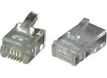Spina Modulare RJ10 Utp, E-MO 4/4 Sf -- 100 Pezzi