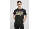 Merchcode Maglietta Linkin Park Logo Distressed Tee Nero-L