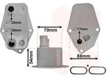 Van Wezel 06003557 - Radiatore Olio Oe 1142 2247 015 Per Serie 5 (E39), Serie 3 (E46)