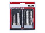 Kwb 108840 Tool Steel Masonry Twist Drill Bit Set 12-Piece 4 Mm, 5 Mm, 6 Mm, 8 Mm, 10 Mm, 3 Mm, 9 Mm 1/4 (6.3 Mm) 1 Set