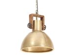 Vidaxl Lampada A Sospensione In Stile Industriale 25 W Ottone Rotonda 30 Cm E27