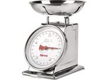 Bilancia Meccanica Da Cucina Girmi, Acciaio Inox, Ciotola In Acciaio Inox, 20Gr/5Kg PS9000