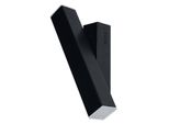 Ledvance Smart+ Wifi Orbis Wall Cross - Lampada Da Parete, Dimmerabile Con Tecnologia Wifi Tramite App, 12W, 3000 - 6500K Da Bianco Caldo A Bianco Freddo, 600 Lumen, Luce Alta E Bassa, 30X 10Cm, Nero