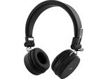 Auricolare Bluetooth On-Ear Pieghevole Streetz, 3,5 Mm - Nero