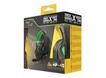 Steelplay HP45 Cuffie Ad Archetto Cablate Per Il Gioco Nero, Verde