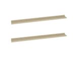 Syfax™ Mensole Da Parete 2 Pz Rovere Sonoma 100X9X3 Cm