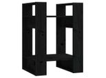Syfax™ Libreria/Divisorio Nero 41X35X57 Cm In Legno Massello Di Pino
