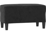 Syfax™ Panca Nera 70X35X41 Cm In Velluto