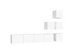 Syfax™ Mobile Porta Tv A Parete Bianco In Legno Multistrato
