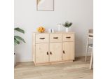 The Living Store Credenza 100X40X75 Cm Massivholz Kiefer