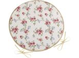 Sedile Dita Rotondo Liscio - Diametro 40 Cm - Crema,Rosa,Beige