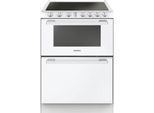 Cucina In Vetroceramica 38L 4 Fuochi Bianchi + Lavastoviglie Rosieres Trv60Nrb/1