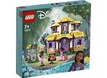 Lego 43231 Disney Wish Asha's Little House Set, Casa Delle Bambole Apribile Dal Film Wish Con Le Mini-Doll Asha, Sakina E Sabino E La Figura Della Stella, Regalo Di Natale Per Bambini, Ragazze E Ragazzi