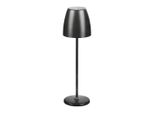 Megatron Lampada Da Tavolo Ricaricabile Solare Nera