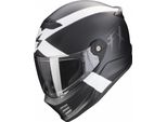Casco Moto Scorpion Covert Fx Gallus Nero Opaco/Bianco Xs