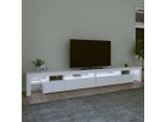 Maison Exclusive - Mobile Tv Con Illuminazione A Led Bianco 290 X 36,5 X 40 Cm