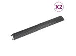 Ponti Per Cavi D'arredo 2 Pezzi 98,5 Cm Nero - Specchio Di Sicurezza 153107