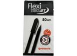 Penna A Sfera Flexi Trio Jet Nera (50 Pezzi) Penmate