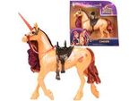 Unicorn Academy - Einhorn Cinder, Spielfigur 28 Cm Groß, Mit Echter MäHne Und Schweif, Abnehmbarem Zaumzeug, Sattel Und BüRste