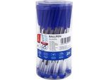 Penna A Sfera Per Ufficio Tubo Blu (25 Pezzi) Memobe