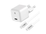 Alkaya Nexus Speed Flex Set Caricabatterie Gan Technologie 20W Weiss (C2-70004)