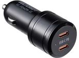 Voltcraft VC-PD40W-2C VC-13431420 Caricabatterie Da Auto Usb Corrente Di Uscita (Max.) 3 A 2 X USB-C® Usb Power Delivery (USB-PD) (VC-13431420)