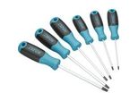 Schraubendreher-Satz 811T/6 Sechsrund, 6-Teilig Blau/Schwarz, Rutschfester Hazet-3-Komponenten-Griff