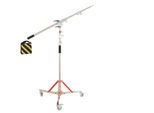 Cavalletto Fotografico A C, Struttura In Acciaio Inox, Gamba Magica Regolabile, Ruote Red 3,2M