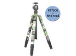 Treppiede Professionale In Fibra Di Carbonio, Carico Massimo 25 Kg, Altezza Regolabile 184 Cm, RT75CG Con Testa N44