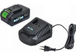 Kit Caricabatterie Rapido + Batteria 20V 4Ah Ribimex Prbat20/Kit4