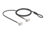 Navilock Navilock 20935 Blocco Cavo Nero, Argento 1,8 M