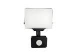 Proiettore Led, Orno, 20W Con Pir, 1600Lm, IP44, 4000K, Bianco/Nero
