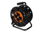 Neo Tools Avvolgicavo - 4 Prese - 230 V - IP20 Nero - Avvolgicavo/Avvolgicavo Con 4 Prese - Potenza: 3200 W 3 X 1,5 Mm 30 M