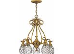 Casa Padrino Lampadario Barocco In Ottone Bronzo Ø 56 X H. 62,2 Cm