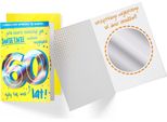 Biglietto Di Auguri Per Il 60° Compleanno - Specchio (Numeri) | DK-926