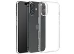 Avizar, Custodia Per Apple Iphone 16 Plus, Fotocamera Protetta, Silicone, Sottile, Trasparente