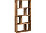 Vidaxl Libreria Effetto Legno Antico 60X20X120,5 Cm Materiale Ligneo