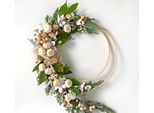 Fiori Decorativi Secchi Rosa Ecrù 5 Pz.