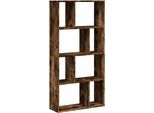Vidaxl Libreria In Rovere Affumicato 60X20X120,5 Cm Materiale Ligneo