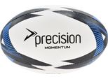 Pallone Da Rugby Di Precisione Momentum Bianco Nero Blu Misura 3