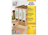 Avery LR4761-100 Etichetta Autoadesiva Rettangolo Con Angoli Arrotondati Permanente Bianco 400 Pz