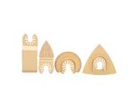 Set Di 4 Lame Universali Per Utensili Multifunzione Oscillanti Per Il Taglio Di Legno, Plastica E Metalli Teneri